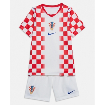 Billige Fotballdrakt Kroatia Replika Hjemmedraktsett Barn VM 2026 Kortermet (med bukser)